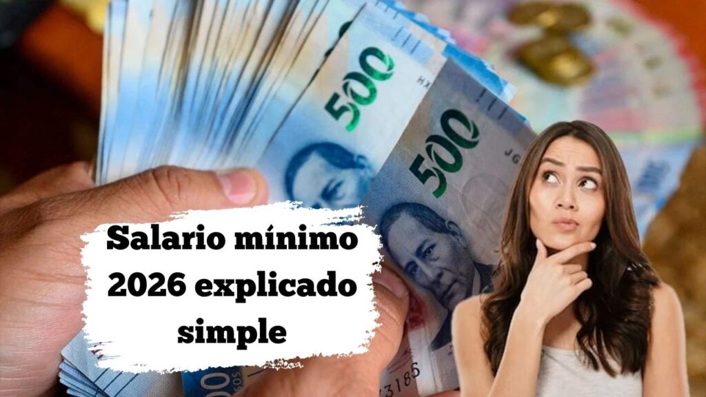 Salario mínimo 2026 explicado simple: cuánto cobrarás y qué te quitan